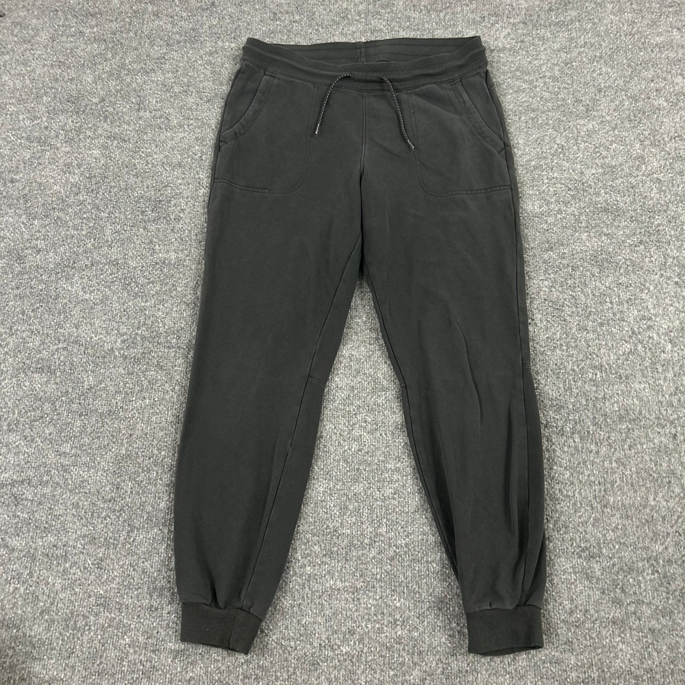 Columbia Joggers Womens Size L Black Athletic Cotton Blend Sweatpants Drawstring